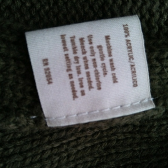 Decree olive green cardigan size medium - Picture 7 of 7